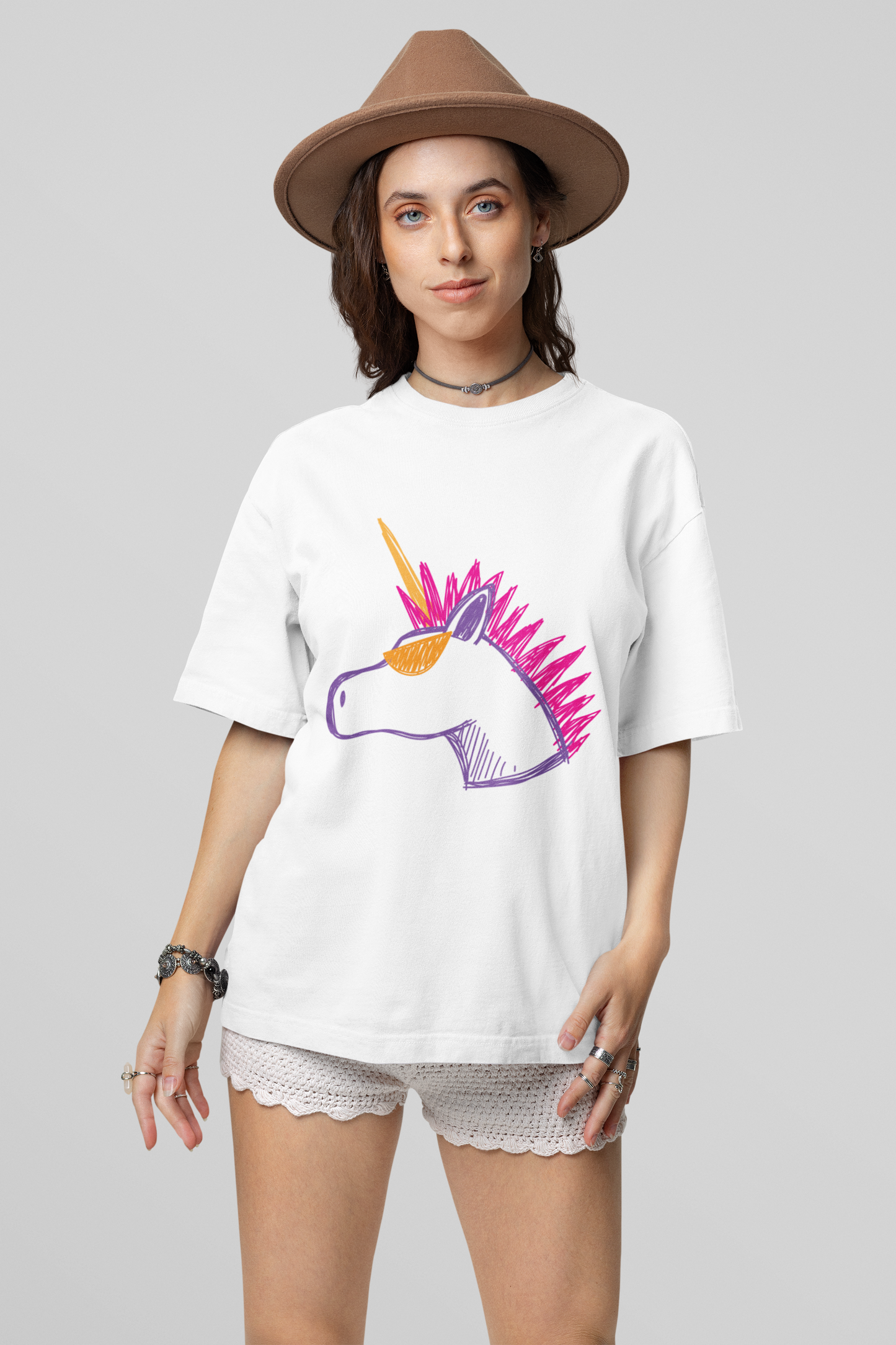 Unicorn sketch tshirt